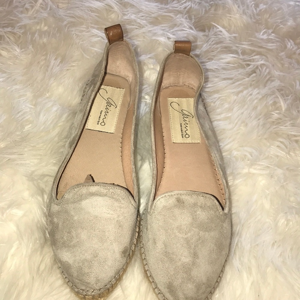 GAIRNO TAN SUEDE MOCASSINS